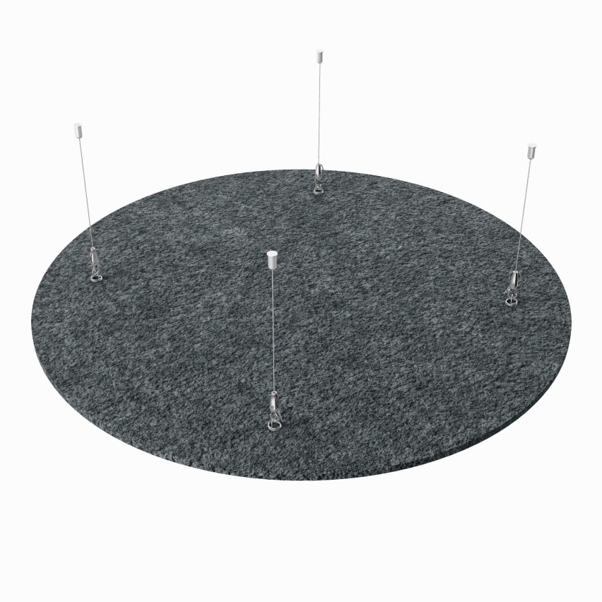 Акустический остров круг Виридис Фелт d.800 Базальт