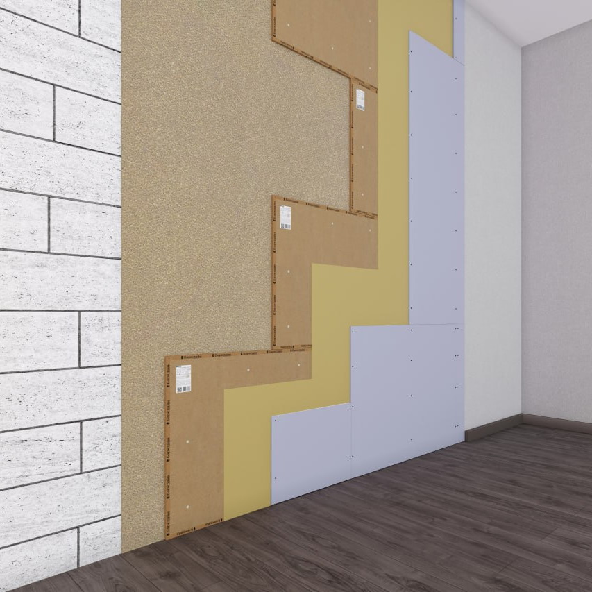 Бескаркасная система звукоизоляции стен «Барклайн Кварц Плюс»