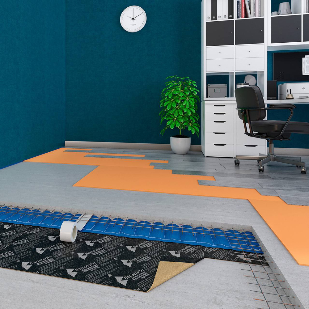 Система звукоизоляции пола (плавающая стяжка) «ВиброСорб Эласт ГидроПлюс»