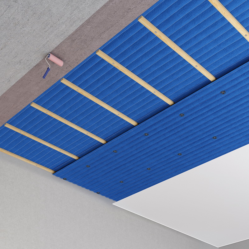 Бескаркасная система звукоизоляции потолка «Барклайн ШиберАкустик Макс»